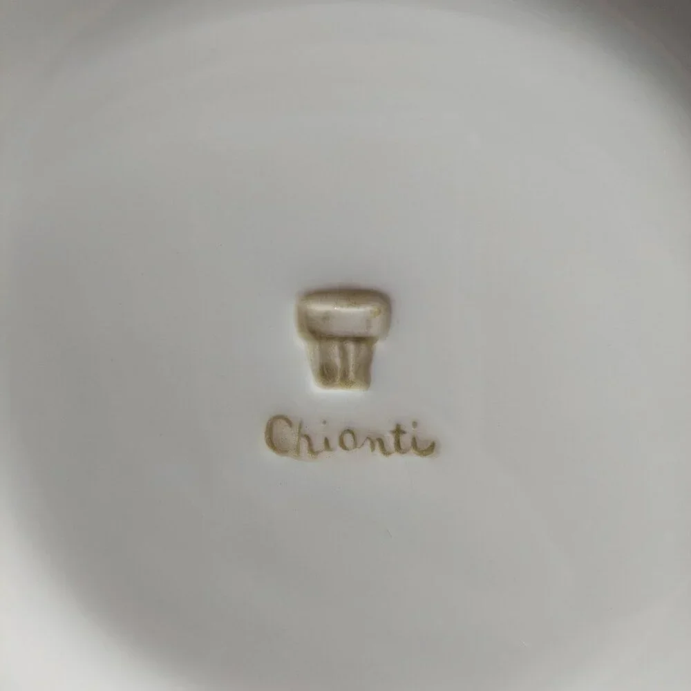 4 Williams Sonoma Appetizer Plates Embossed Wine Series 6.25